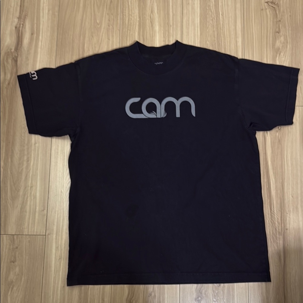 CAM Logo T-Shirt Black SIZE M